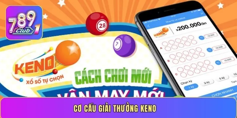 Cơ Cấu Giải Thưởng Keno – Những thông tin quan trọng